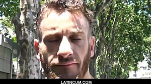Amateur Latino picked up on street and fucked for cash