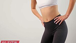 Clitlicker662 licks shaved pussy outdoor naked