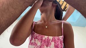 Young Girl Swallows Big Cock Cum