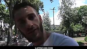 Amateur Latino picked up on street and fucked for cash