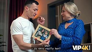 So, my stepmom’s best friend is a retro Czech pornstar in stockings.