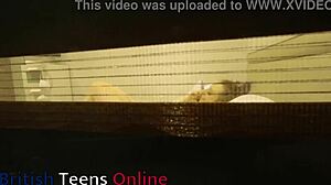 you watch your neigbor masturbating