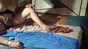 I’m crazy about my desi girlfriend’s romantic Indian village sex. Full Hindi video captures every hot dorm moment!