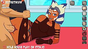Watch ahsoka's hentai scenes with big cock anal and creampie.