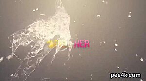 Fantastic Hottie Gets Her Wet Pussy Covered In Warm Piss And Splashes During Blowjob Fetish