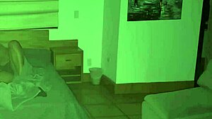 Stepfather sneaks into stepdaughter's bed for midnight fuck