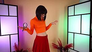 sexy cosplay try on wonder woman leeloo velma daphne hannahjames710