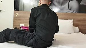 fat milf gets anal fucked in motel room