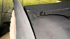 Caught fucking anal in restroom? Keep going!