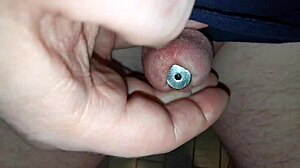 Jayq Sounds 14Mm Steel in Penis and Urethra Stretching!