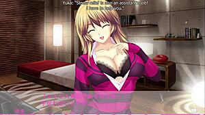 erotica yuuwaku - yuka route 4 celebrates promotion with blowjob