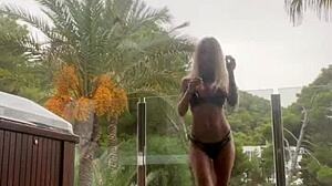 Monika Fox Masturbates and Squirts in Wild Homemade Show