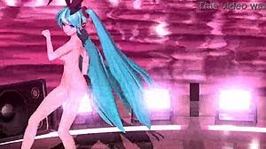 Hatsune Miku Nude Bunny Costume in Project Diva