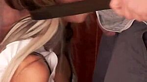 Candie cross french maid face fucking