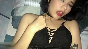 Stepsister's horny bitch excites me and I fuck her hard! Cum on ass!