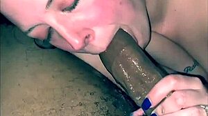 white girl slurps favorite bbc deep