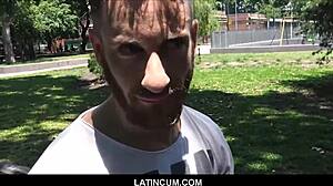 Amateur Latino picked up on street and fucked for cash