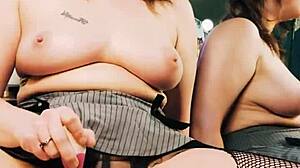 Solo Brunette SQUIRTS with Anal Toys in Lingerie Scene