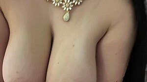 Homemade deepthroat with brunette's wet pussy and big ass bent over