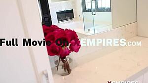 Red rides massive black cock deep.