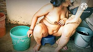 Desi Moms Bathroom Fuking Boys!