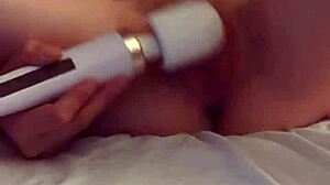 richelle rose masturbates with a wand and cums multiple times in 4k