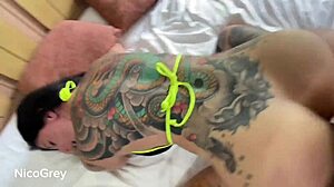 Tattooed Emo Girl On Vacation With Brazilian Beauty