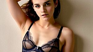 Emma Watson Takes on Wild Cum Challenge in Flat-Chested Contest