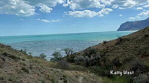 Stranger fucked me in anal in the mountains in public