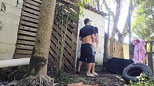 meu marido saiu, pedreiro chegou pra orçamento