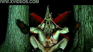 Lily Thot crawls in mud for rough anal