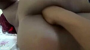 Ebony Performer in Hotel Room Deepthroat Action