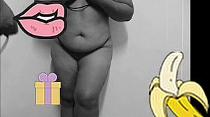 Chubby Cougar Dances Seductively for Mother-in-Law!