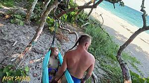 getting fingered publicly at the beach is thrilling