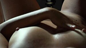 bored girl masturbates to dripping orgasm