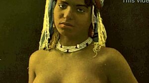 Vintage Beauties Bared in Outdoor Interracial Action