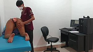 Horny teen student gets fucked by perverted doctor 😈