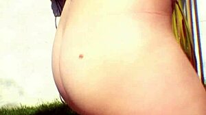 Claudia Downs is having a great time riding and sucking a group of monster cocks in this blowbang session