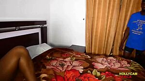 Ebony babe begs for cum deep in her wet pussy