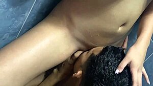 my stepmom is horny and invites me to her room for sex with her wet pussy