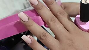 i masturbate while my wife gets her nails done feeling so horny