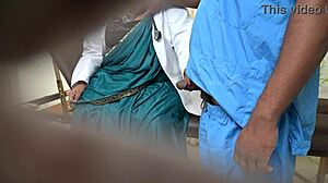 Doctor enjoys wild sex with nurse in hospital