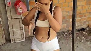 Neighbor's Husband Proposes Business, I Massage His Wife's Submissive Body