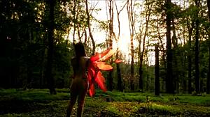 Lily Thot crawls in mud for rough anal