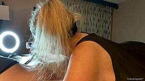 Jenna Jaymes Sucks Monster Cock Beautifully