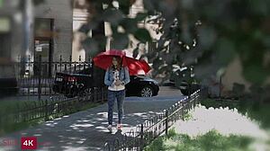 Flexible blonde babe enjoys intense ass fucking