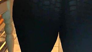 Big Booty Wife Dances, Shaking Her Ass Seductively