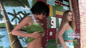 Oh no, I got busted flashing my tits on campus!