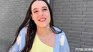 Putalocura features slender spanish beauty briseida myers caught by torbe for lick handjob and doggystyle cum