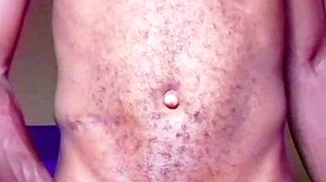 lonely african man dances naked, then gropes his monster cock and ass